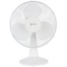 Igenix 9" White Desk Fan image of the fan on a white background
