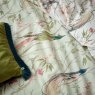 Graham & Brown Clavering Birds Duvet Cover Set close up lifestyle image of the duvet cover set