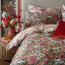 Graham & Brown Wallflower Duvet Cover Set close up lifestyle image of the duvet cover set