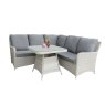 Portland Corner Sofa With Table image of the corner sofa with table on a white background