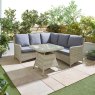 Norfolk & Co Garden Portland Corner Sofa with Table
