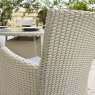 Portland 4 Seater Round Set lifestyle image of the dining set