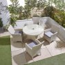 Norfolk & Co Garden Portland 4 Seater Round Set