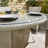 Norfolk & Co Garden Portland 6 Seater Round Set