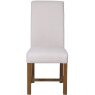 Scroll Back Dining Chair In Natural front on image of the chair on a white background