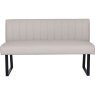 Taupe Corner Bench Part front on image of the bench on a white background