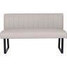 Taupe Corner Bench Part front on image of the bench on a white background