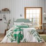 Joules White Lakeside Floral Duvet Cover Set lifestyle image of the duvet cover set