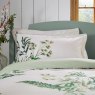 Joules White Lakeside Floral Duvet Cover Set lifestyle image of the duvet cover set