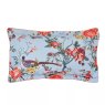 Joules Blue Chinoise Floral Duvet Cover Set image of the pillowcase on a white background