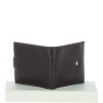 Fonz Leather Mens Classic 3 Card And ID Billfold Wallet Brown Reverse