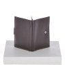 Fonz Leather Mens 6 Card ID And Coins Dual Billfold Wallet Brown Reverse