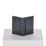 Fonz Leather Mens Tanned 8 Card Holder Wallet Black Reverse