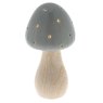 Shudehill Mushroom Glow Lamp Grey Medium