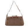Woodbridge Large Brown Canvas Holdall image of the holdall on a white background