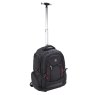 Highbury Kensington Black Wheeled Backpack image of the bag on a white background