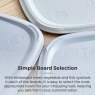 Tower Nesting 3 Piece Chopping Set Board Selection