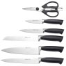 Arthur Price Acacia 7 Piece Knife Block Knives only