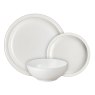 Denby Cotton White 12 Piece Dinner Set Example Shot