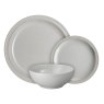 Denby Dove Grey 12 Piece Dinner Set Example shot