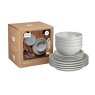 Denby Dove Grey 12 Piece Dinner Set With Box