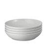 Denby Dove Gret Set Of 4 Pasta Bowls