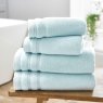 The Lyndon Co Oasis Bath Towel Light Blue Lifestyle