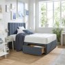 Sandringham Bed Frame With Headboard lifestyle image of the bedframe with open drawer