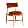 G Plan Flora Dining Chair Pair angled image of the chair on a white background