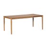 G Plan Winchester 1.9m Extending Dining Table angled image of the table extended on a white background