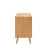 Herringbone 6 Drawer Sideboard side on image of the sideboard on a white background