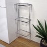 Showerdrape Pure 3 Tier Rect Floor Caddy