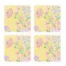Cath Kidston Floral Fields 4 Pack Of Square Coasters