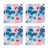 Cath Kidston Painted Pansies 4 Pack Of Square Coasters