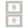Cath Kidston Friendship Gardens 2 Pack Of Quilted Placemats