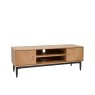 Ercol Monza Media Unit angled image of the unit on a white background