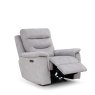 Cavendish Power Recliner Chair angled image of the chair with foot rest up on a white background