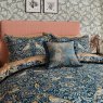 Morris X Emery Walker Bird Webb's Blue Duvet Cover Set close up