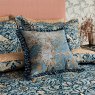 Morris X Emery Walker Bird Webb's Blue Cushion scene