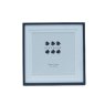Sixtrees Park Lane Black Photo Frame 4" x 4"