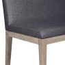 Falun Dark Grey Long Corner Bench close up image of the bench on a white background