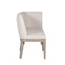 Falun Natural Long Corner Bench side on image of the bench on a white background
