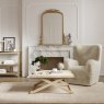 Bear Dawn Faux Fur Chair lifestyle image of the chair