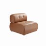 Reese Tan Accent Chair angled image of the chair on a white background