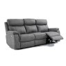 Stanwick 3 Seater Power Recliner Sofa angled image of the sofa with footrest up on a white background