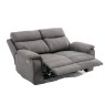 Stanwick 2 Seater Power Recliner Sofa angled image of the sofa with two footrests up on a white background