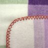 Biederlack Shimmer Check Throw close up
