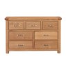 Gloucester Oak 3 Over 4 Chest front on image of the chest on a white background