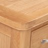 Gloucester Oak Tall 5 Drawer Chest close up image of the chest