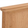 Gloucester Oak Bed Frame close up image of the bed frame on a white background